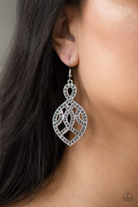 Paparazzi Accessories A Grand Statement - Silver Earrings 