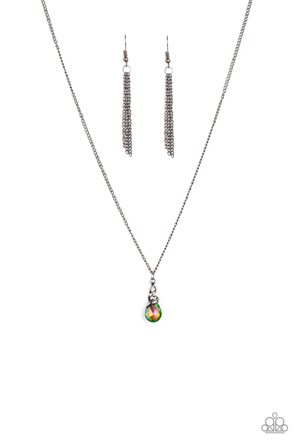 Paparazzi Accessories Timeless Trinket - Multi Necklace & Earrings 