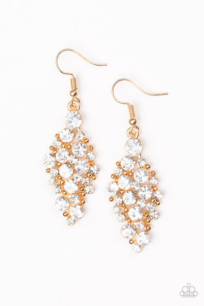 Paparazzi Accessories Cosmically Chic - Gold Earrings 