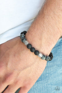 Paparazzi Accessories Mantra - Black Bracelet 