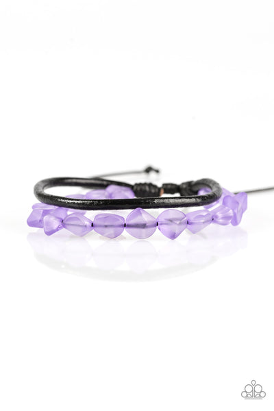 Paparazzi Accessories Treasure Trail - Purple Bracelet 