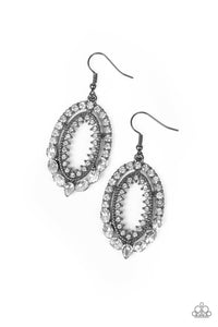 Paparazzi Accessories Trophy Shimmer - Black Earrings 