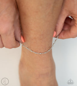 Paparazzi Accessories Shore Shimmer Silver Anklet