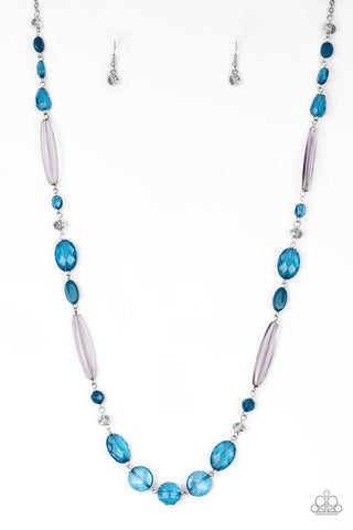 Paparazzi Accessories Quite Quintessence Blue Necklace & Earrings