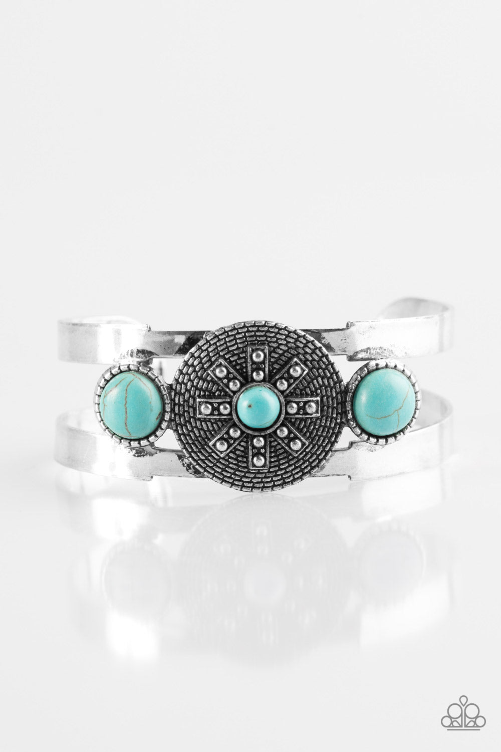 Paparazzi Accessories Here Comes The SUNDIAL - Blue Bracelet 