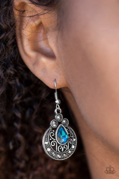 Paparazzi Accessories Royal Refinery - Blue Earrings 