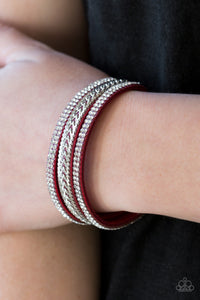 Paparazzi Accessories Unstoppable - Red Bracelet 