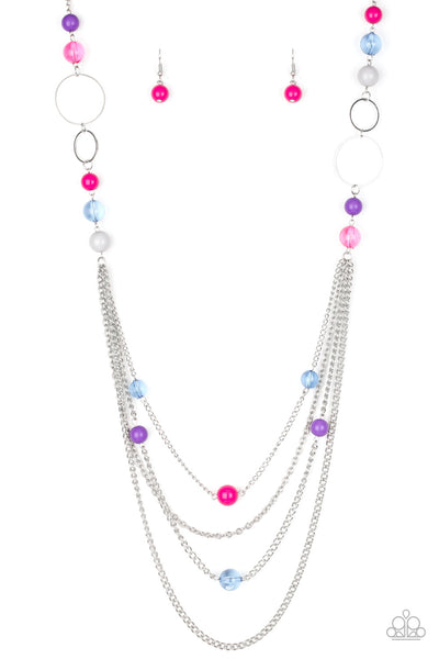 Paparazzi Accessories Bubbly Bright - Multi Necklace & Earrings 