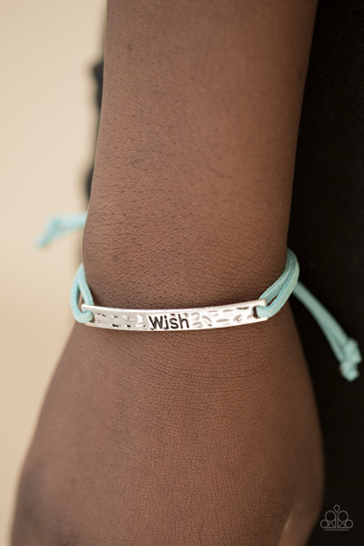 Paparazzi Accessories Careful What You Wish For - Blue Bracelet 