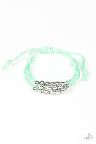 Paparazzi Accessories Without Skipping A BEAD - Green Bracelet 