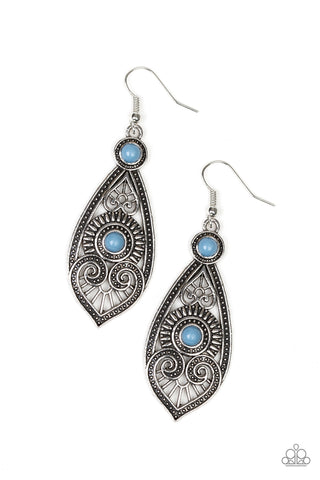 Paparazzi Accessories Sweetly Siren - Blue Earrings 