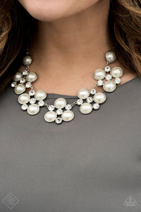 Paparazzi Accessories Night At The Symphony White Necklace & Earrings 