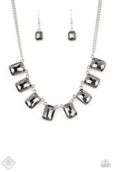 Paparazzi Accessories After Party Access - Silver Necklace & Earrings 