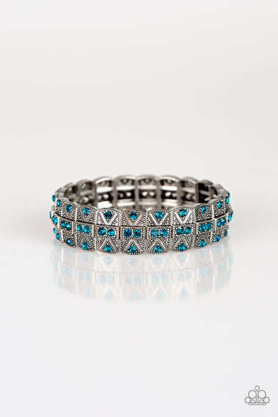 Paparazzi Accessories Modern Magnificence - Blue Bracelet 