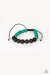 Paparazzi Accessories Relaxation - Green Bracelet 