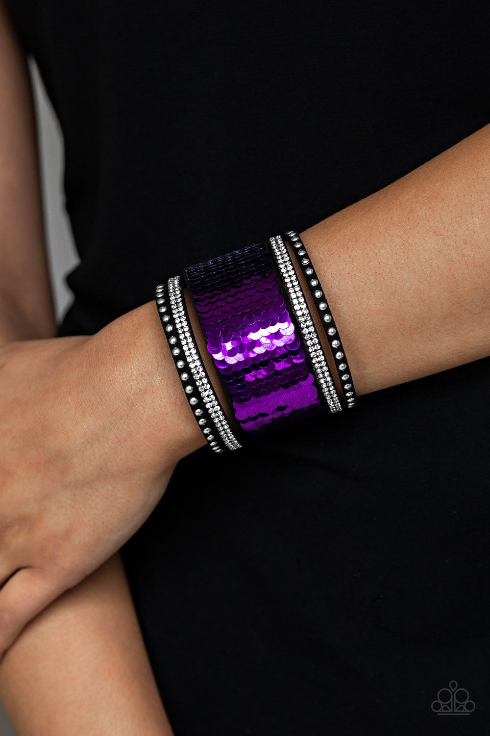 Paparazzi Accessories MERMAIDS Have More Fun - Purple Bracelet 