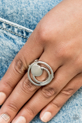 Paparazzi Accessories Edgy Eclipse Silver Ring