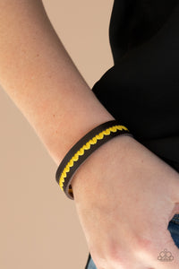 Paparazzi Accessories Made With Love - Yellow Bracelet 