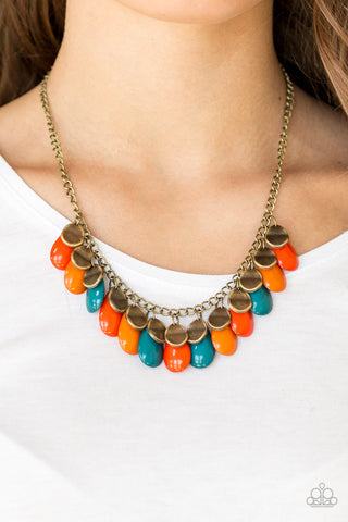 Paparazzi Accessories Tropical Storm - Multi Necklace & Earrings 