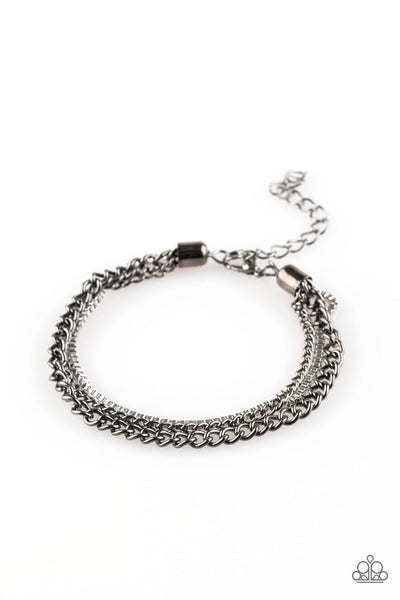 Paparazzi Accessories Industrial Icon - Black Bracelet 