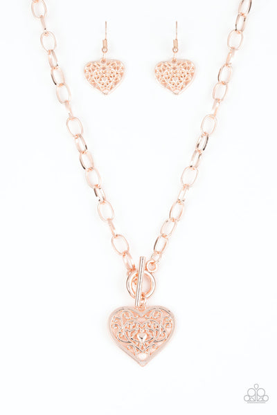 Paparazzi Jewelry Victorian Romance - Rose Gold