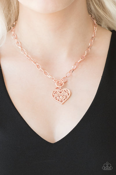 Paparazzi Jewelry Victorian Romance - Rose Gold