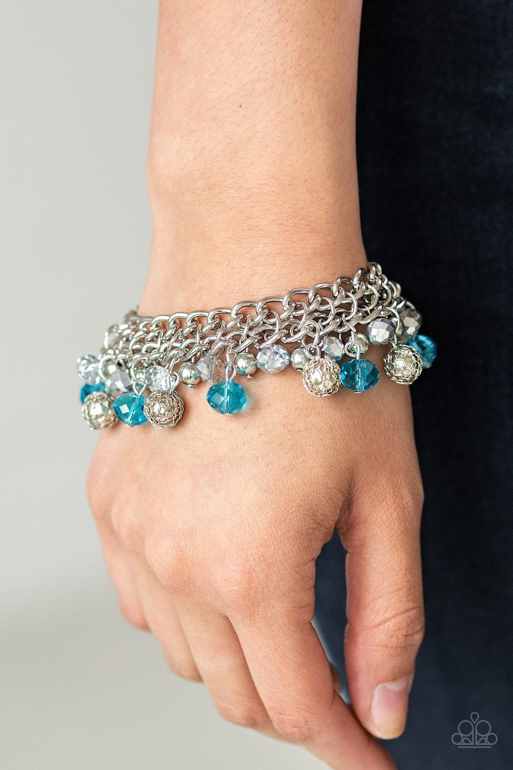 Paparazzi Accessories The Party Planner - Blue Bracelet 