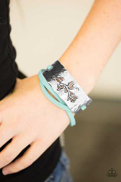 Paparazzi Accessories Branching Out - Blue Bracelet 