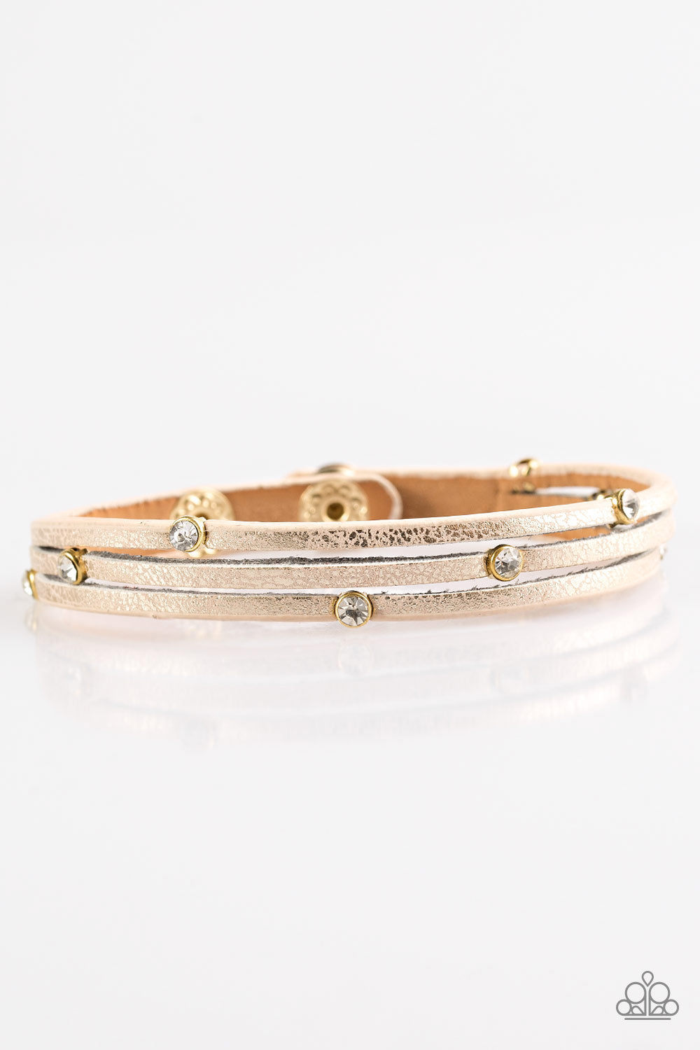 Paparazzi Accessories Drop A SHINE - Gold Bracelet 