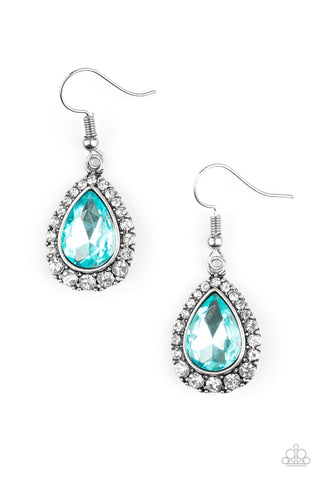 Paparazzi Accessories Ready, Set, GLOW! - Blue Earrings 