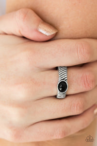 Paparazzi Accessories Zebra Zen - Black Ring