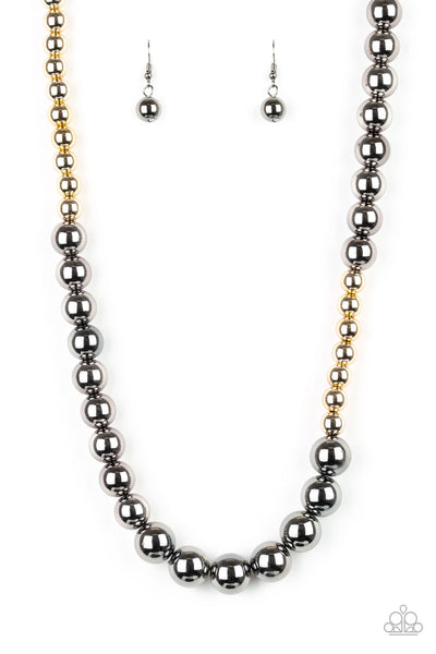 Paparazzi Accessories Power To The People - Black Necklace & Earrings 