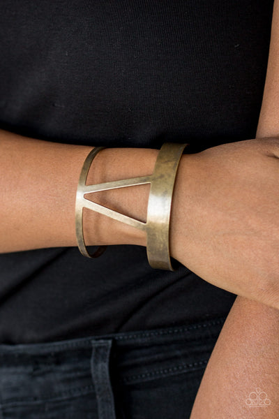 Paparazzi Accessories Rural Ruler - Brass Bracelet 