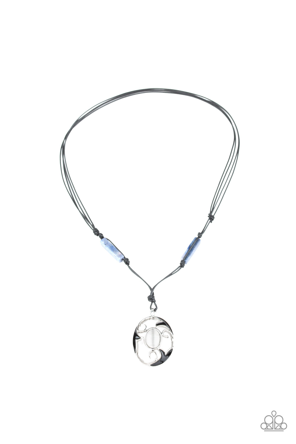 Paparazzi Accessories Tidal Talisman - Blue Necklace 