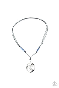 Paparazzi Accessories Tidal Talisman - Blue Necklace 