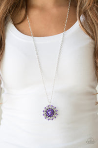 Paparazzi Accessories Boho Bonanza - Purple Necklace & Earrings 