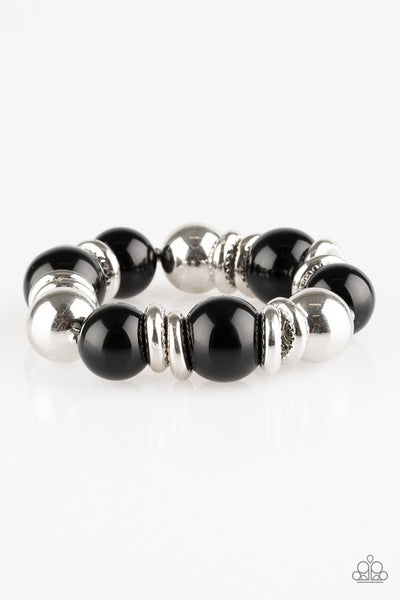 Paparazzi Accessories Rockin Rockefeller - Black Bracelet 