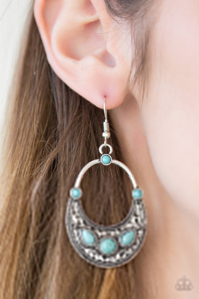 Paparazzi Accessories Paleo Paradise - Blue Earrings 