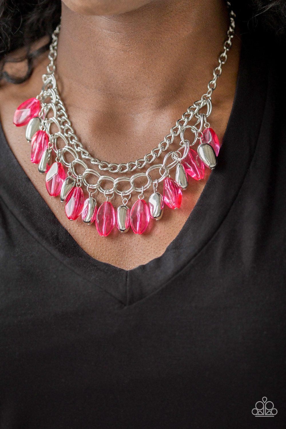 Paparazzi Accessories Spring Daydream - Pink Necklace & Earrings