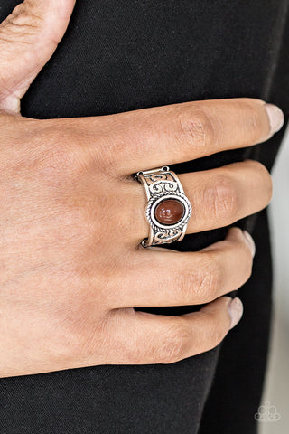 Paparazzi Accessories Totally Tidal - Brown Ring