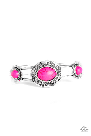 Paparazzi Accessories Desert Eden - Pink Bracelet 