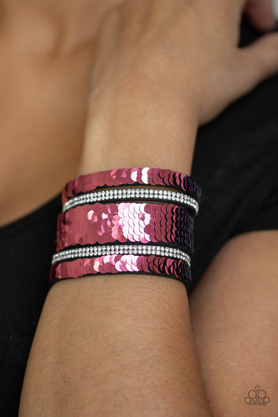 Paparazzi Accessories MERMAID Service - Pink Bracelet 
