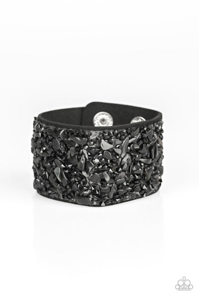 Paparazzi Accessories Crush Rush - Black Bracelet 