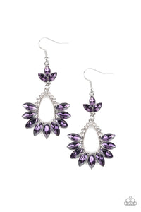 Paparazzi Accessories Extra Exquisite - Purple Earrings 