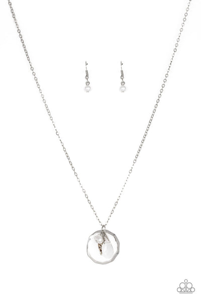 Paparazzi Accessories Coastal Couture - Silver Necklace & Earrings 