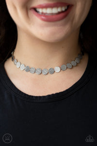 Paparazzi Accessories Spot Check - Silver Necklace & Earrings 