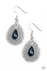 Paparazzi Accessories Court Chic - Blue Earrings 