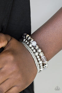 Paparazzi Accessories Babe-alicious - Silver Bracelet 