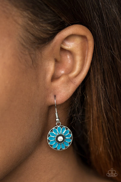Paparazzi Accessories Lily Luau - Blue Earrings 