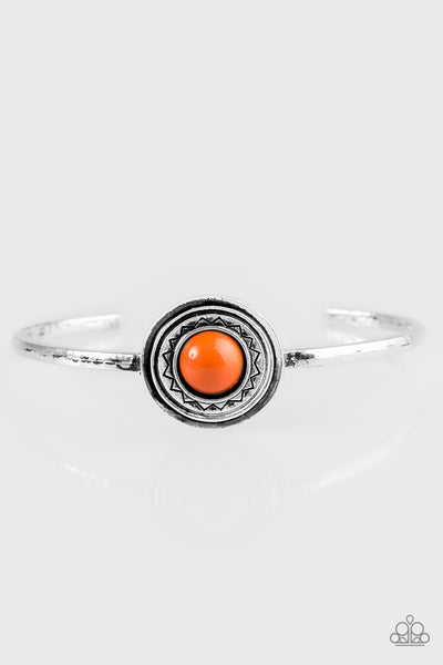 Paparazzi Accessories Sahara Sunshine - Orange Bracelet 